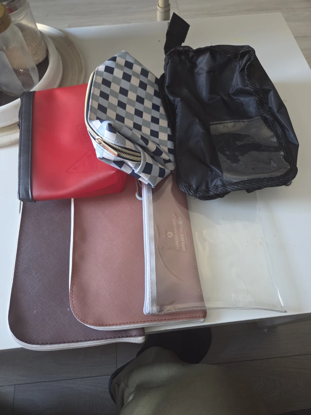 Set of 5 Assorted Travel Toiletry Pouches - photo 5