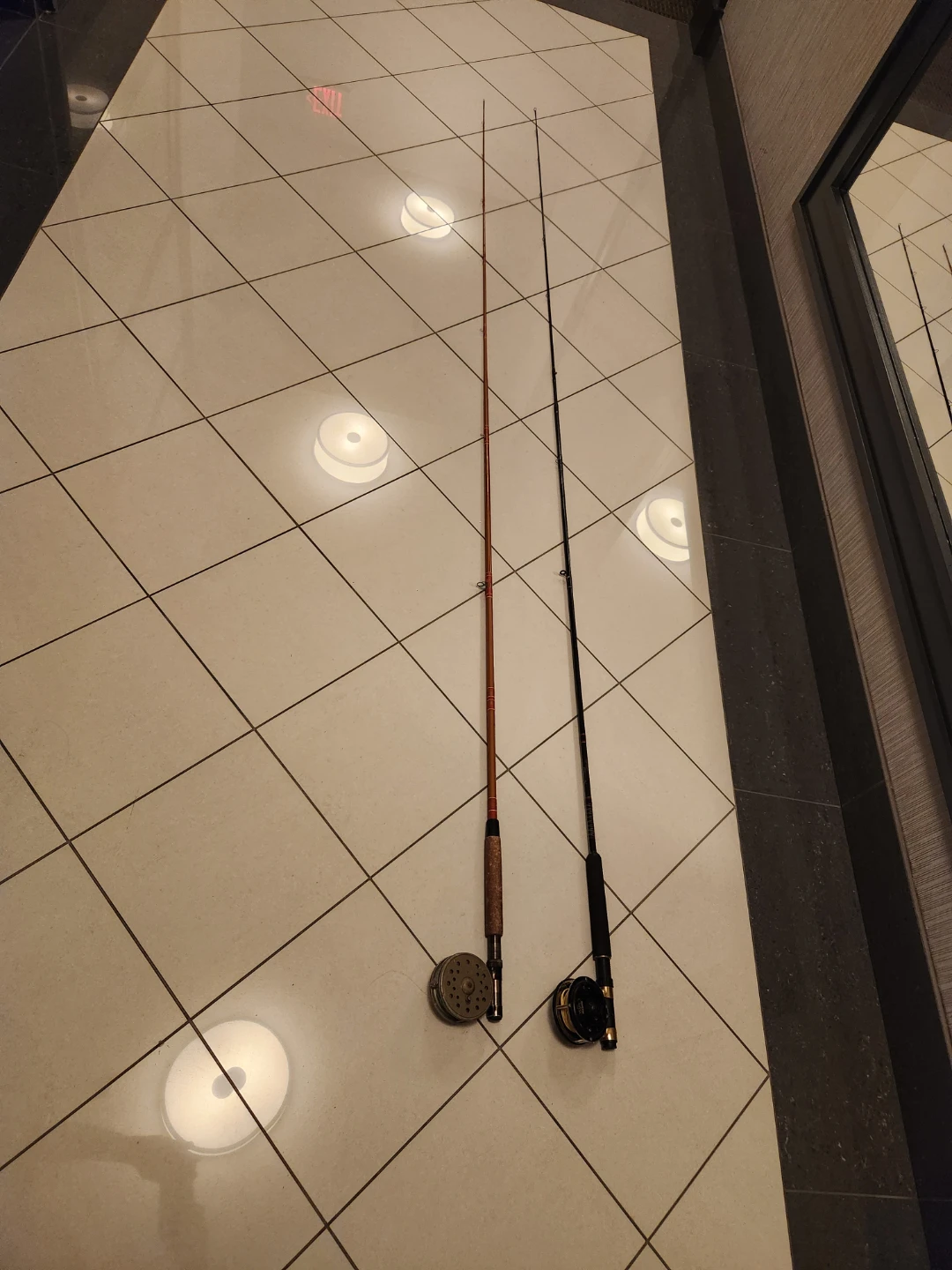 🇨🇦 2 Vintage Fly rods with reel and line - 30$ each - photo 4