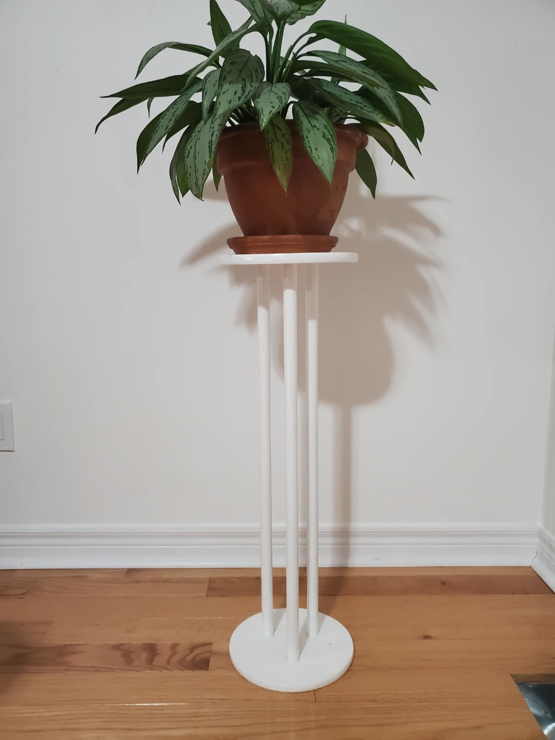 White Wooden Plant Stand