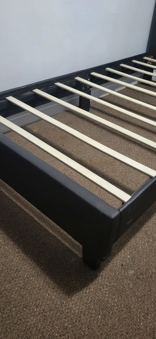 2 Black Twin Bed Frame - photo 2