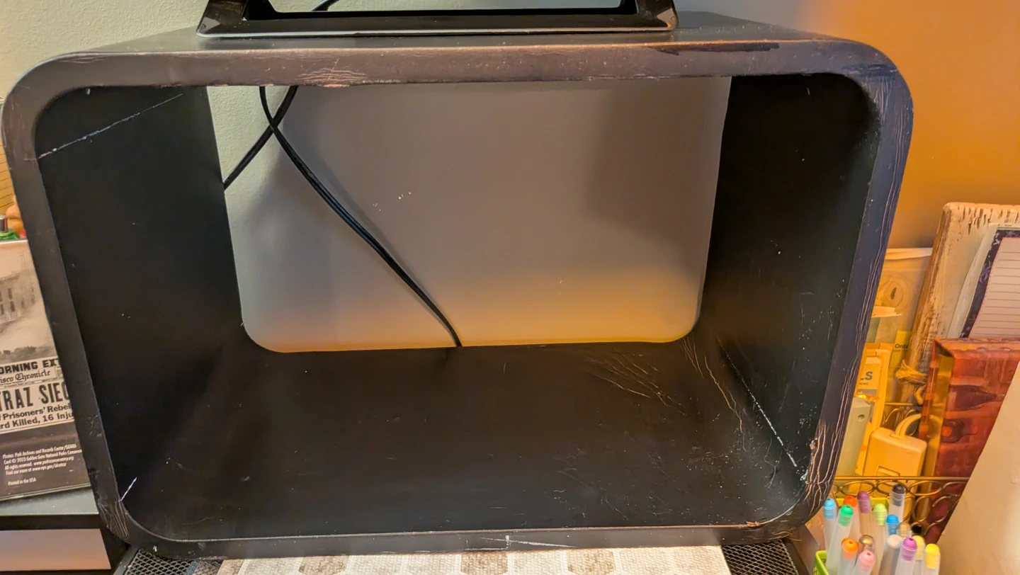 Black Rectangular Light Box
