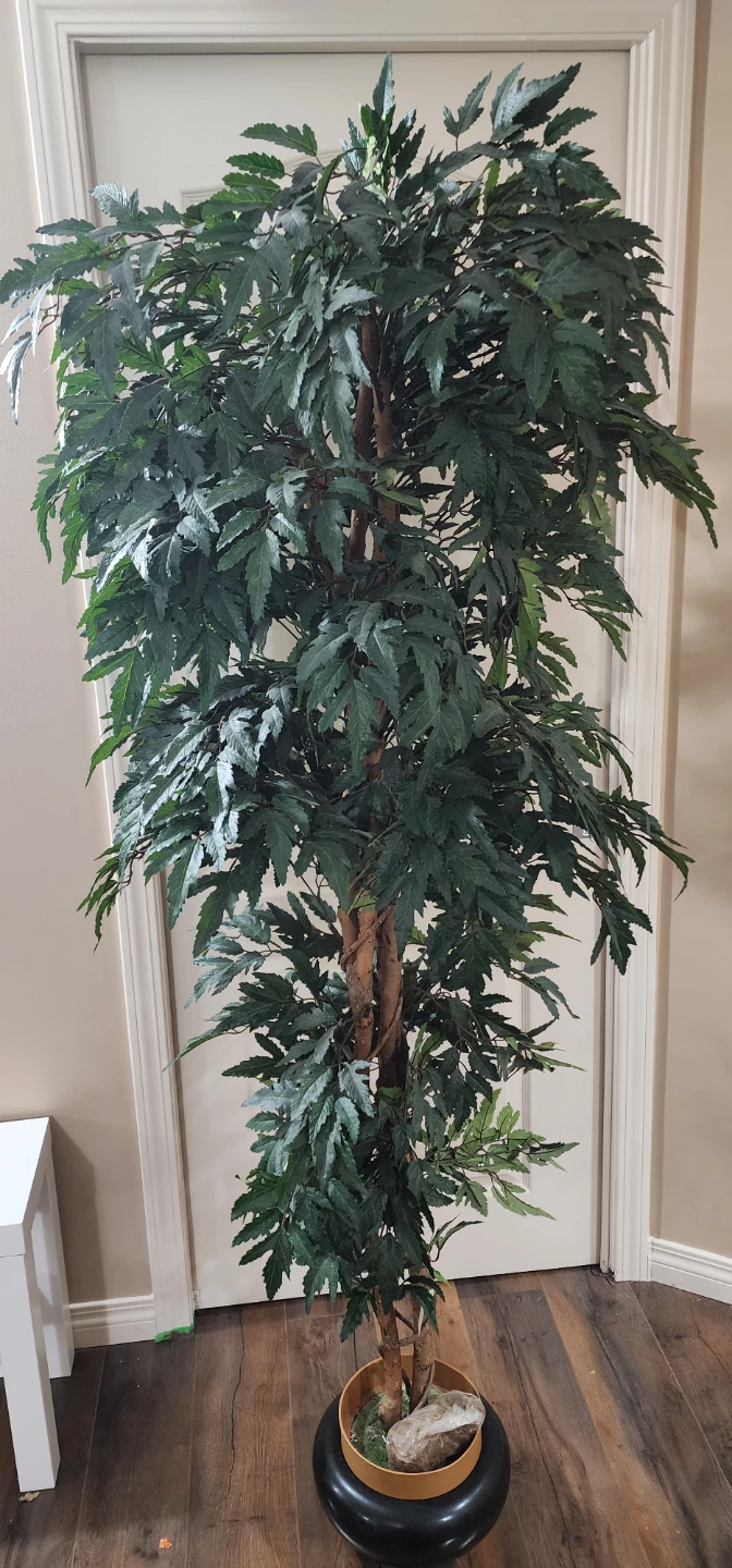 Large Artificial Potted Silk Tree