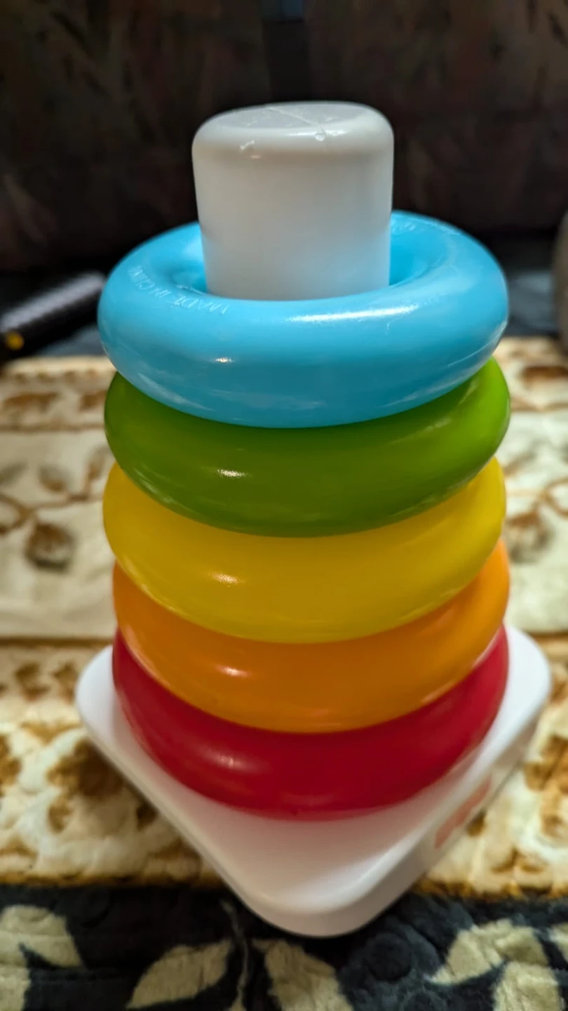 Toddler Toy Set with Dump Truck and Stacking Rings - photo 3