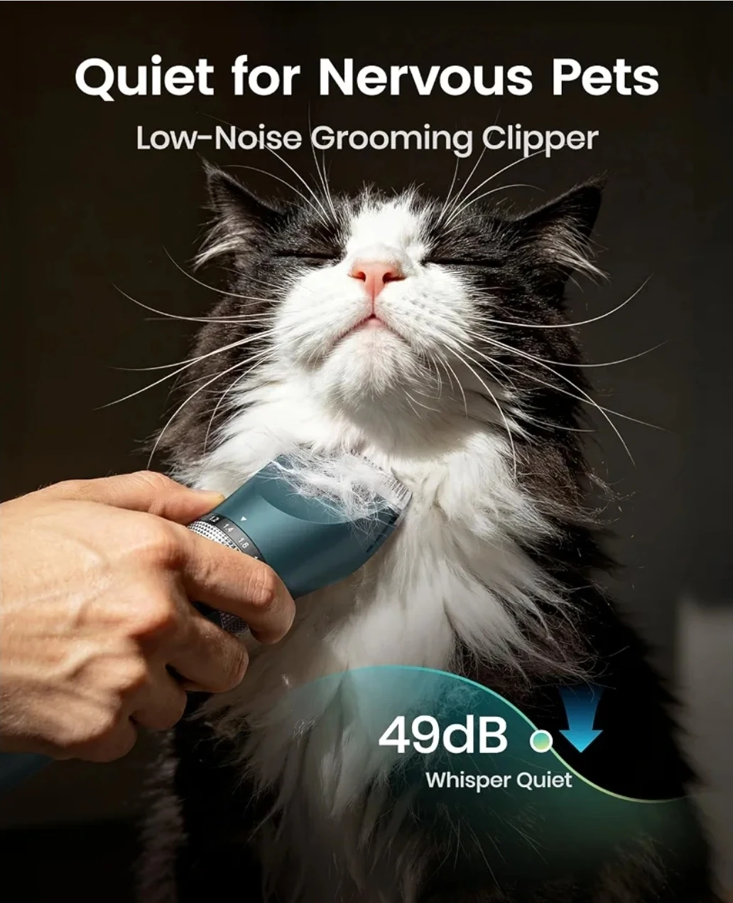 Hair Clippers Grooming Kit Christmas gift pet dog cat - photo 5