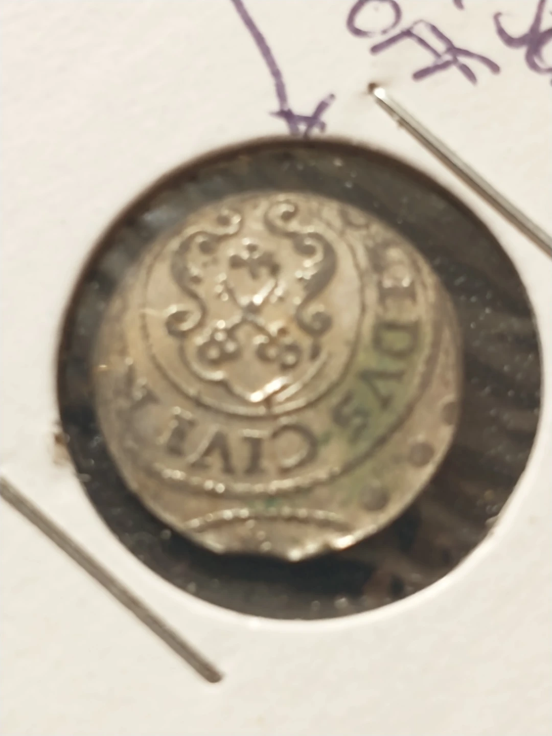 1621-1659 Christina of Sweden Riga Silver Solidus Coin