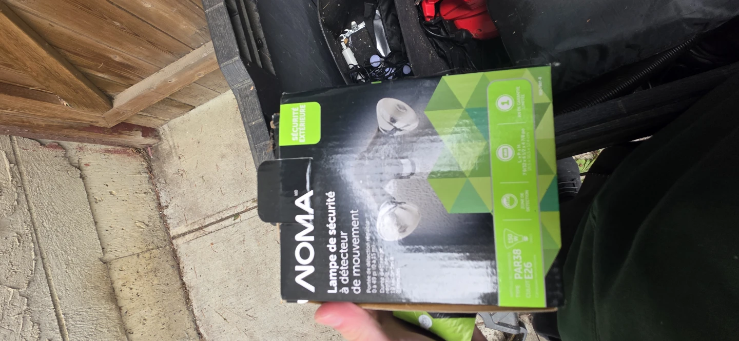 NOMA Motion-Activated Security Lamp