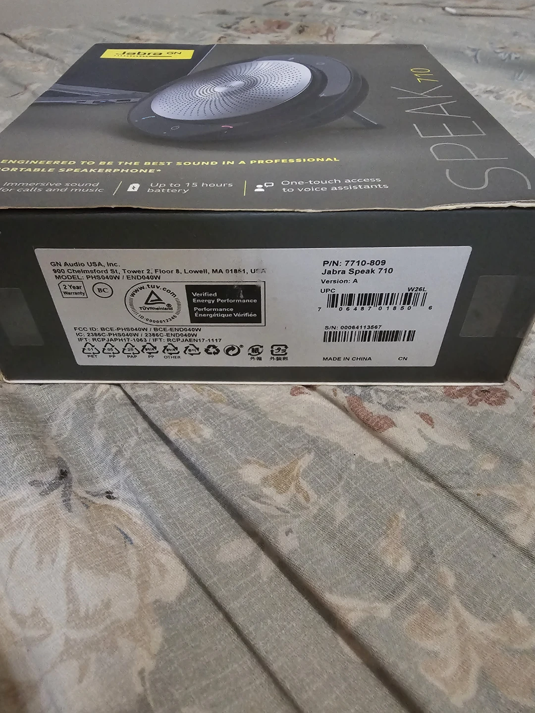 Jabra Speak 710 Portable Speakerphone - photo 4