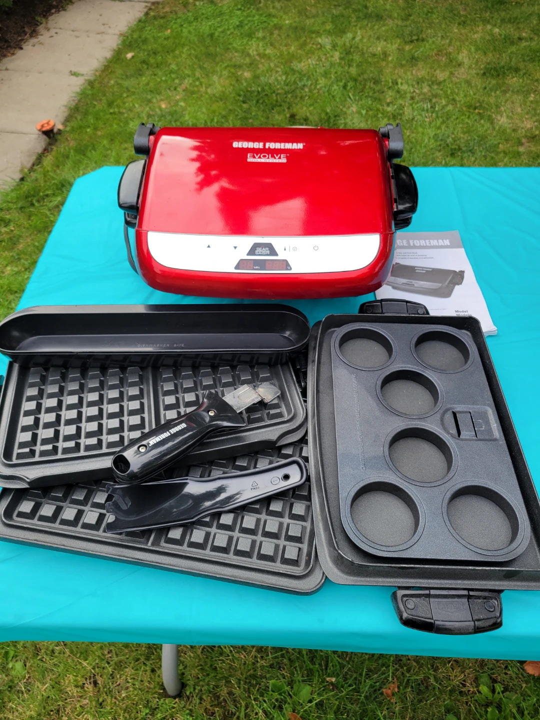 George Foreman Grill w/ all attachments