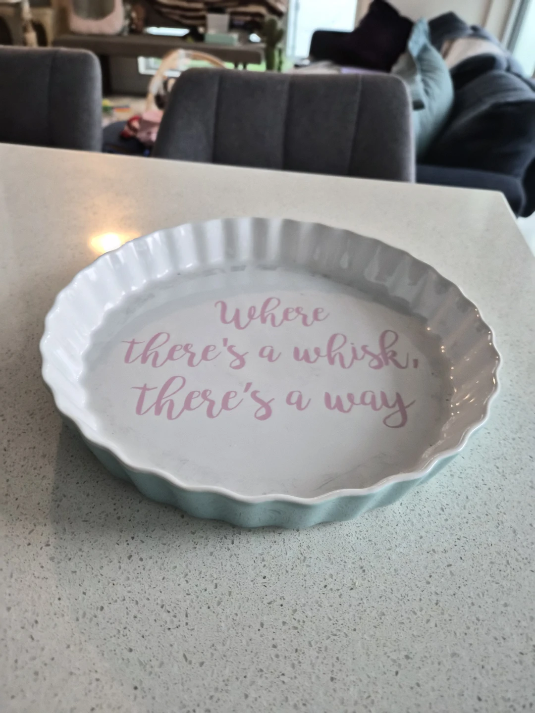 Stoneware 12 inch pie/quiche plate