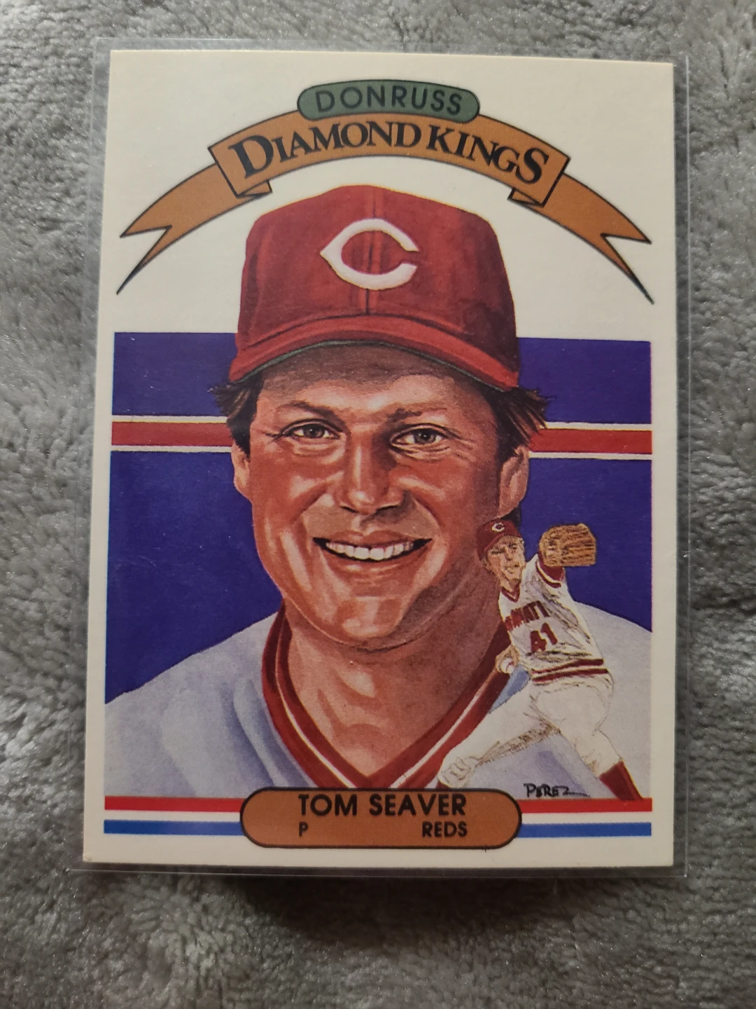 1982 Donruss Diamond Kings Tom Seaver Baseball Card