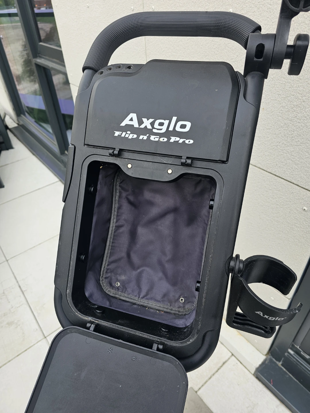 Axglo Flip n' Go Pro 4-Wheel Golf Push Cart - photo 5