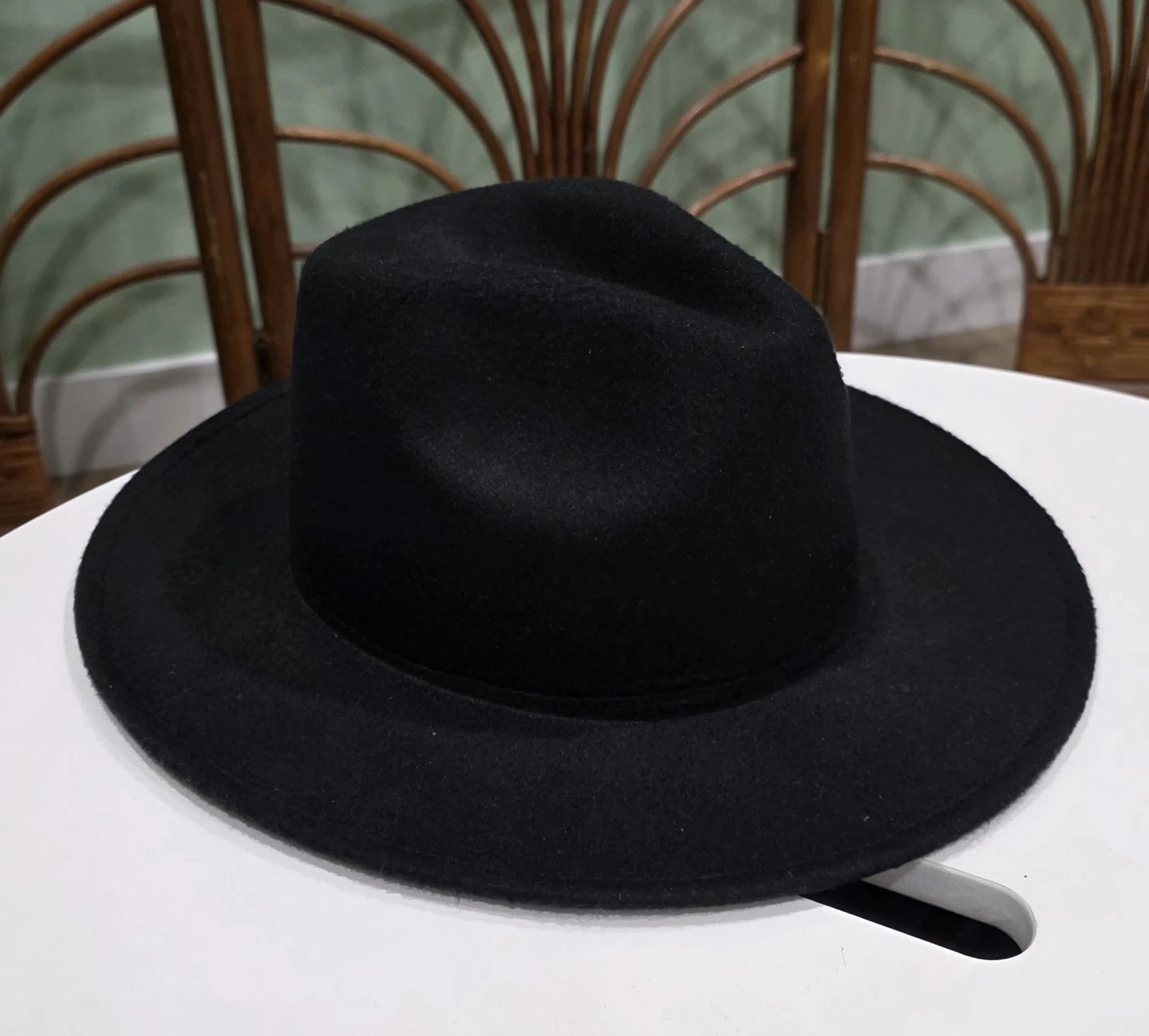 Black wide brim Hat - photo 3