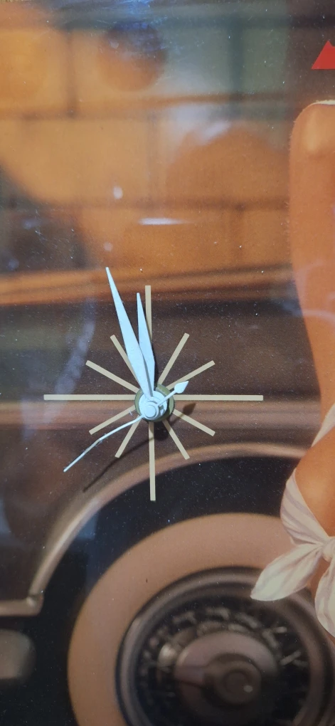 Vintage Snap-on Tools Pin-Up Wall Clock - photo 2