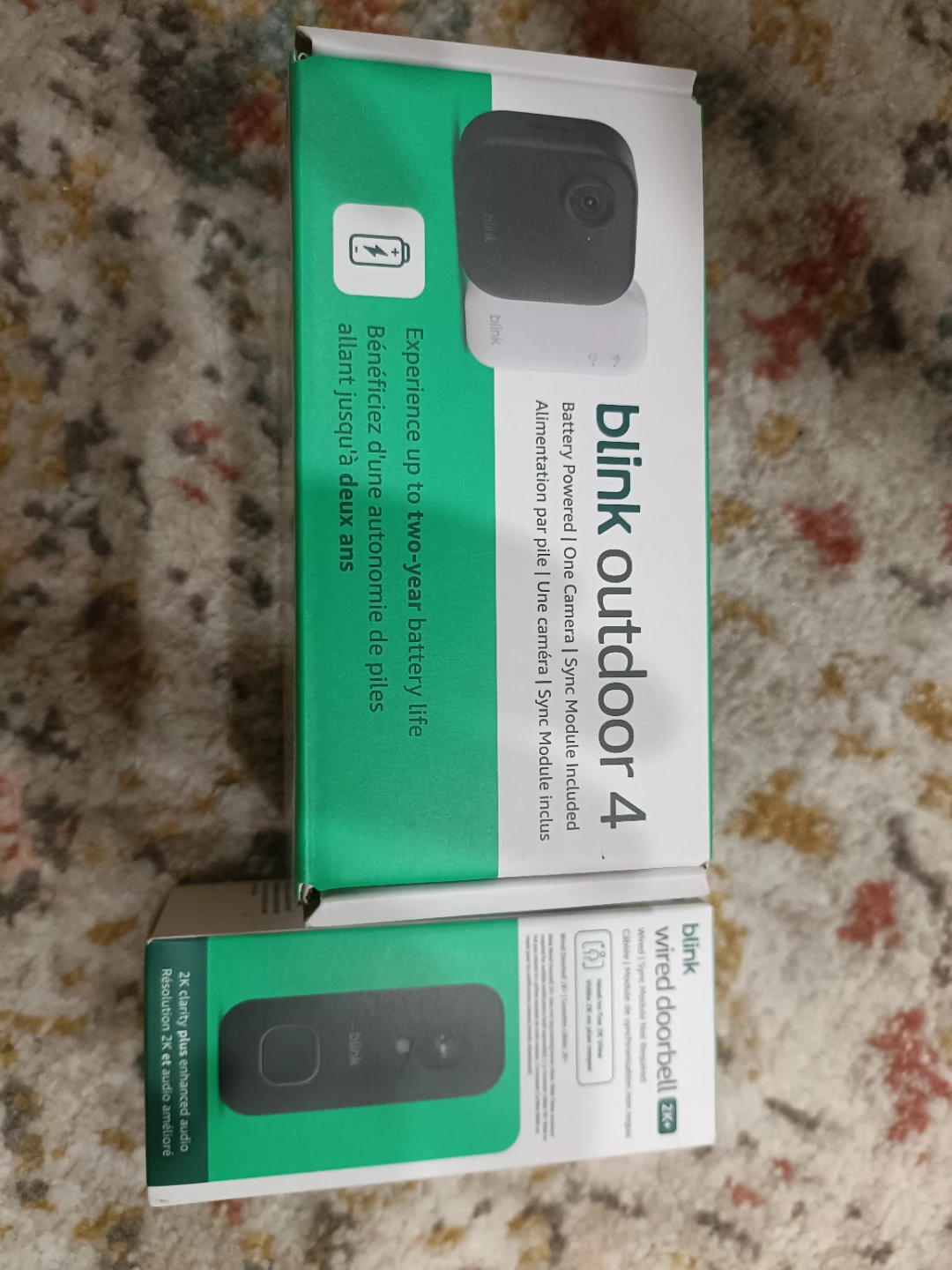 Blink Outdoor 4 Camera and Wired Doorbell 2K+