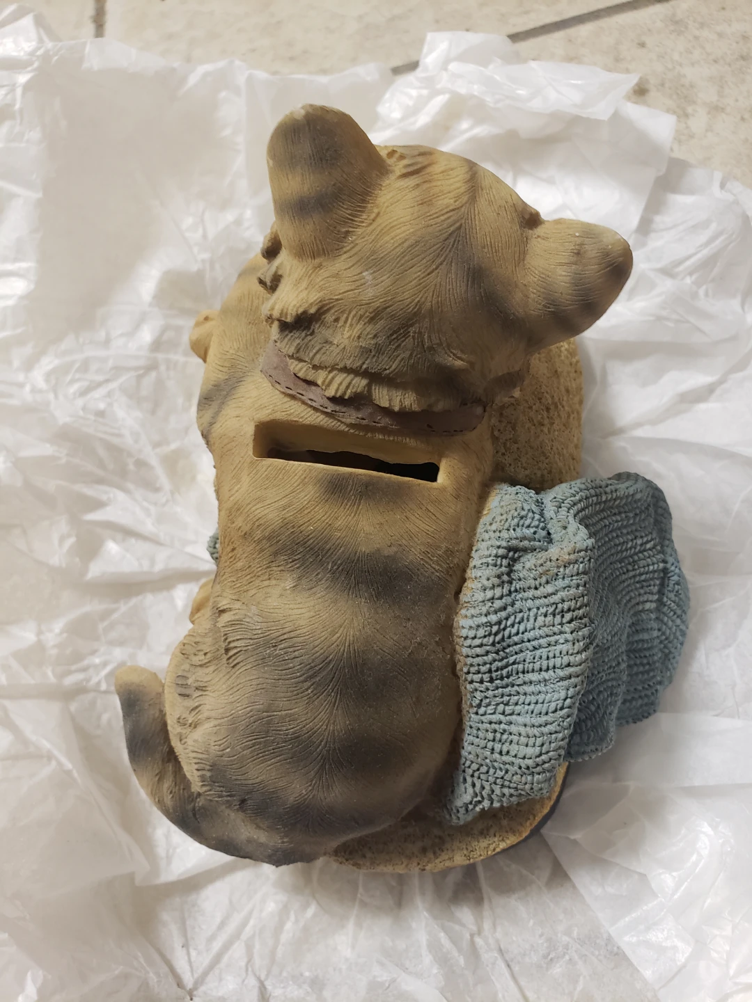Kenneth Sleeping Cat Coin Bank - photo 3