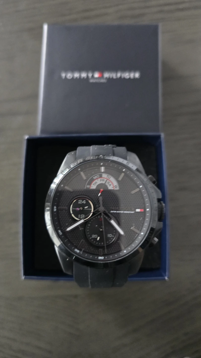 Tommy Hilfiger Men's Black Watch