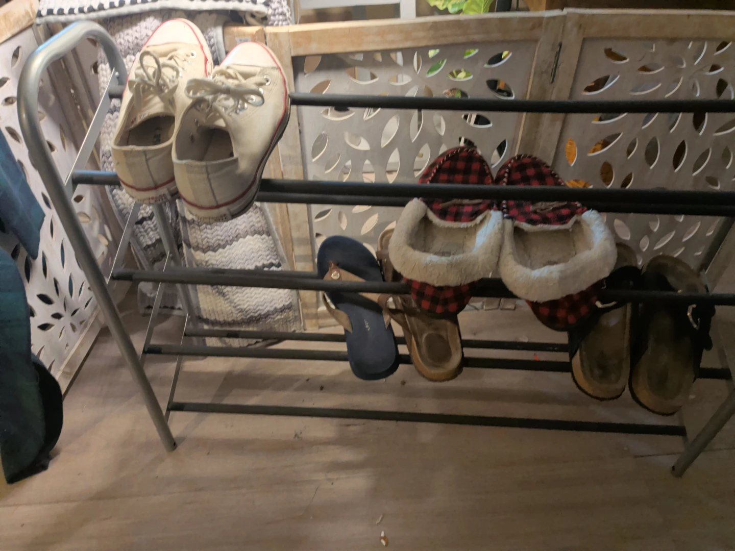 Metal 4-Tier Shoe Rack - photo 3