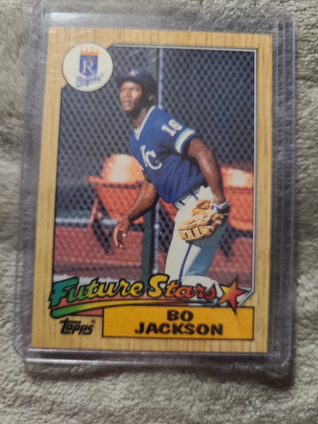 1987 Topps Bo Jackson Future Stars Baseball Card