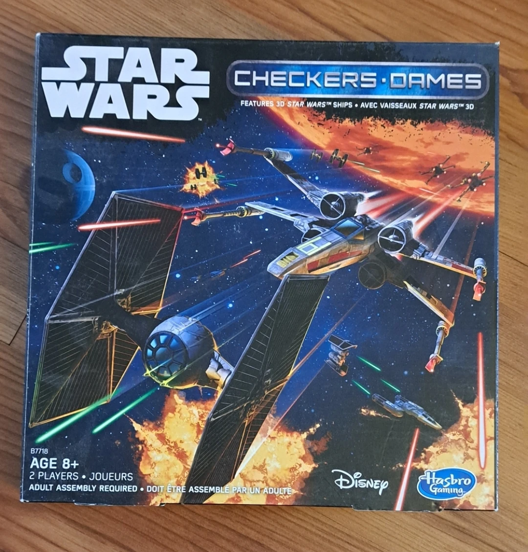 Star Wars Checkers Board Game
