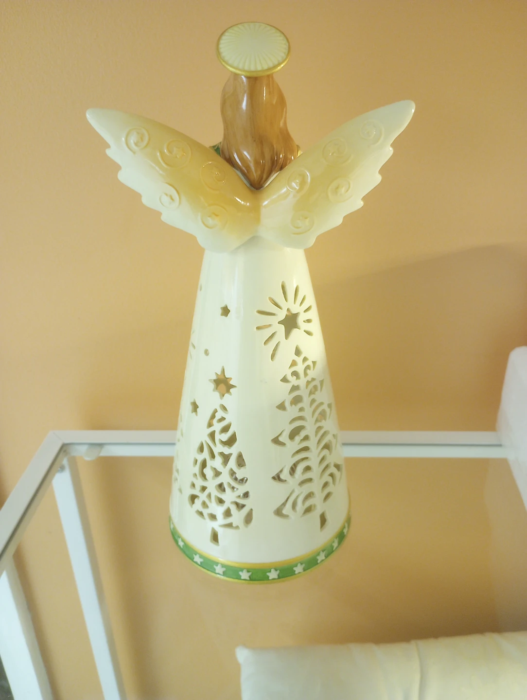 Vintage Ceramic Illuminated Christmas Angel - photo 5