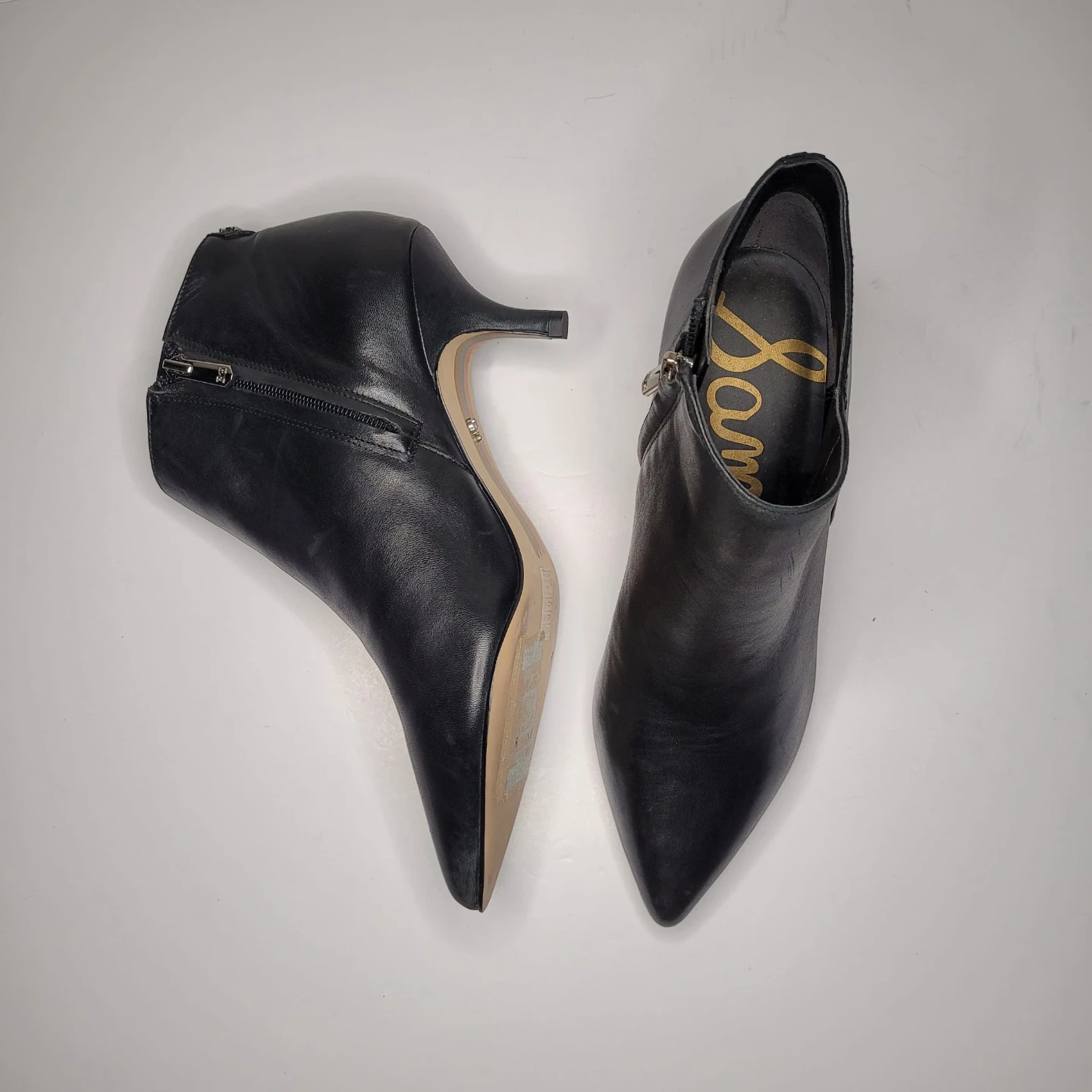 Sam Edelman Black Leather Ankle Boots - photo 2