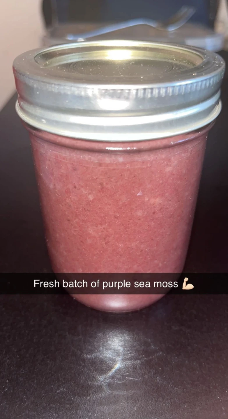 Fresh Purple Sea Moss Gel