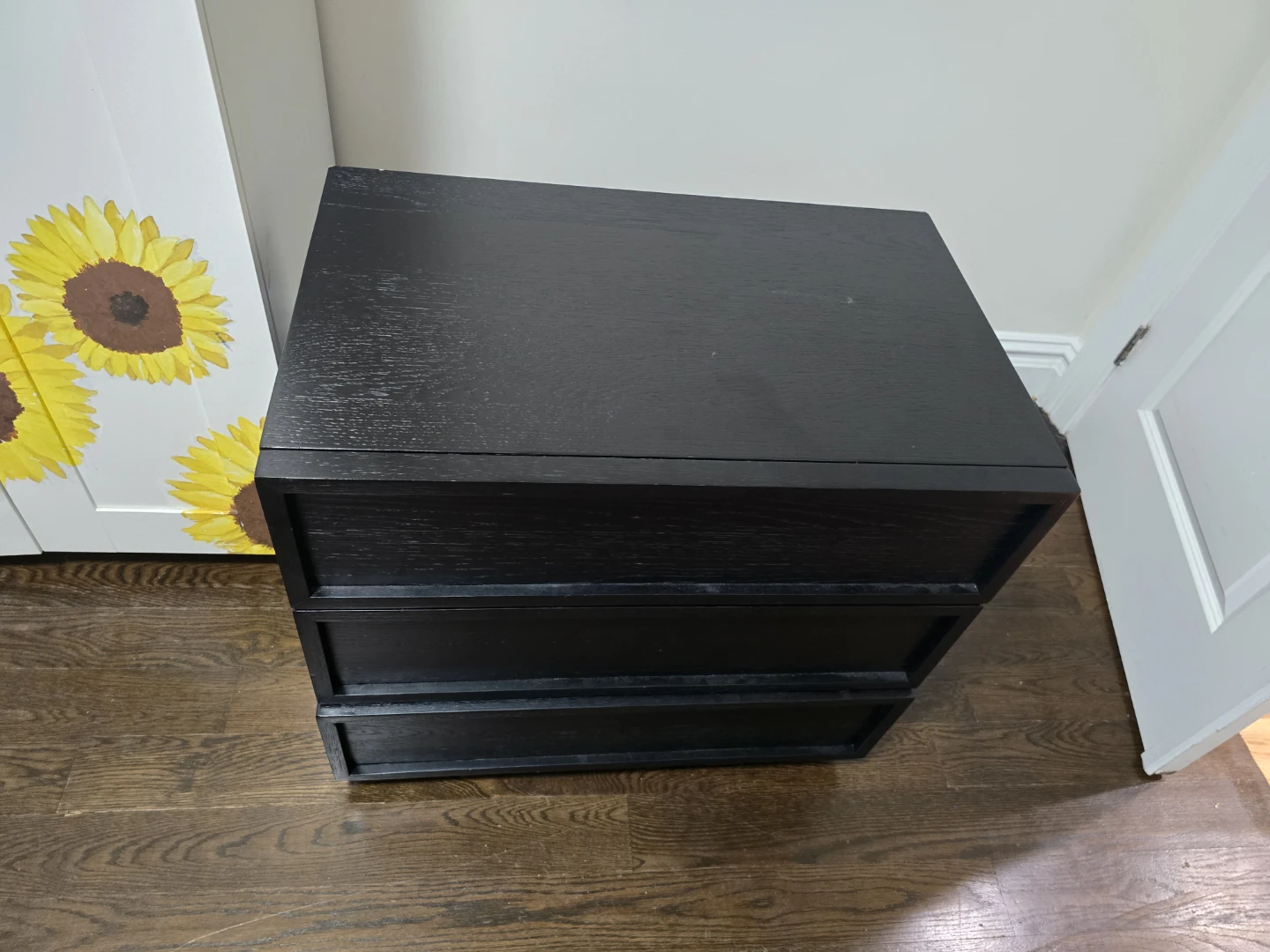 Black 3-Drawer dresser - photo 4
