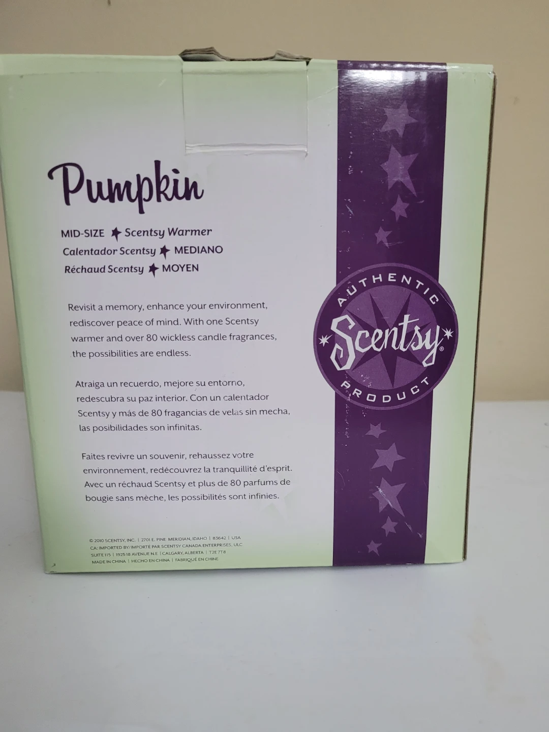 Scentsy Pumpkin Warmer and Farmstand Pumpkin Bar - photo 4