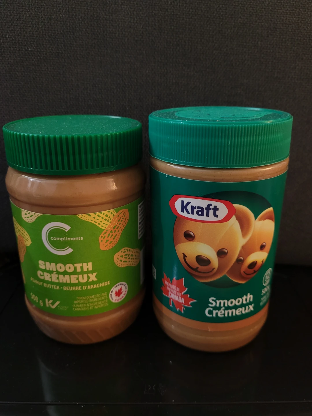 Two jars of smooth peanut butter $3 per jug