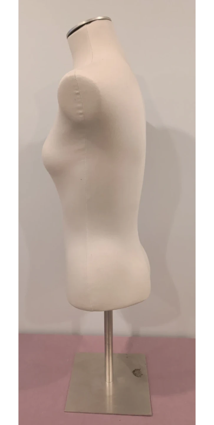 Female Tabletop Mannequin Torso with Adjustable Metal Stand - photo 4