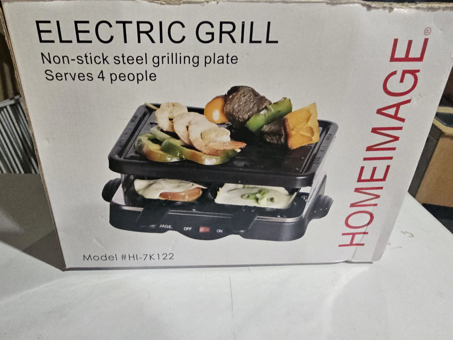 HOMEIMAGE Electric Grill HI-7K122
