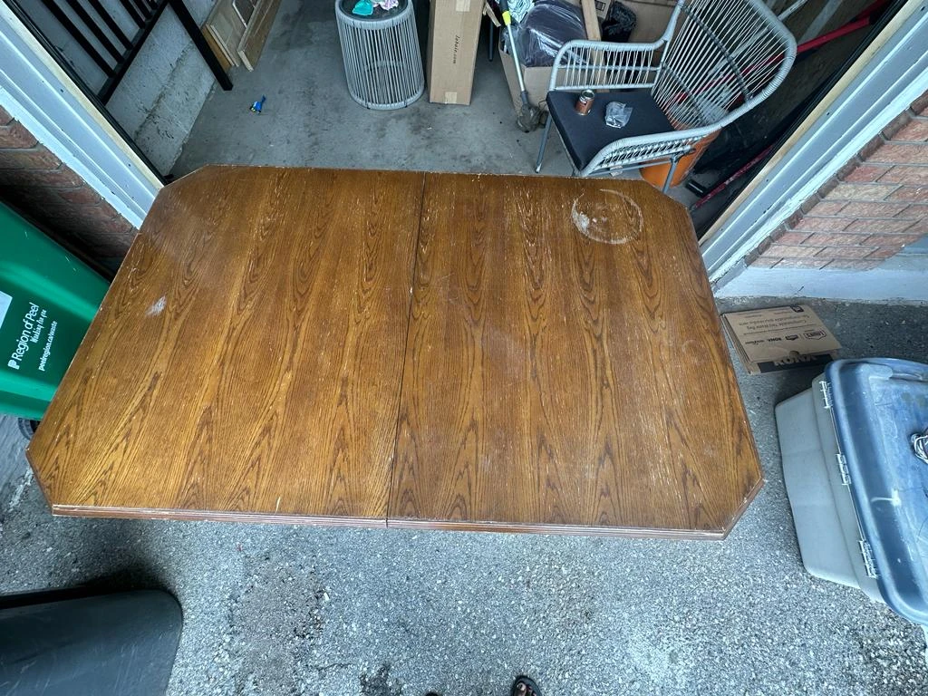 Solid Oak Extendable Dining Table - photo 2