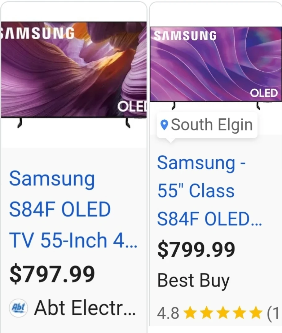 Samsung 55-Inch S84F OLED 4K TV " NEW" - photo 5