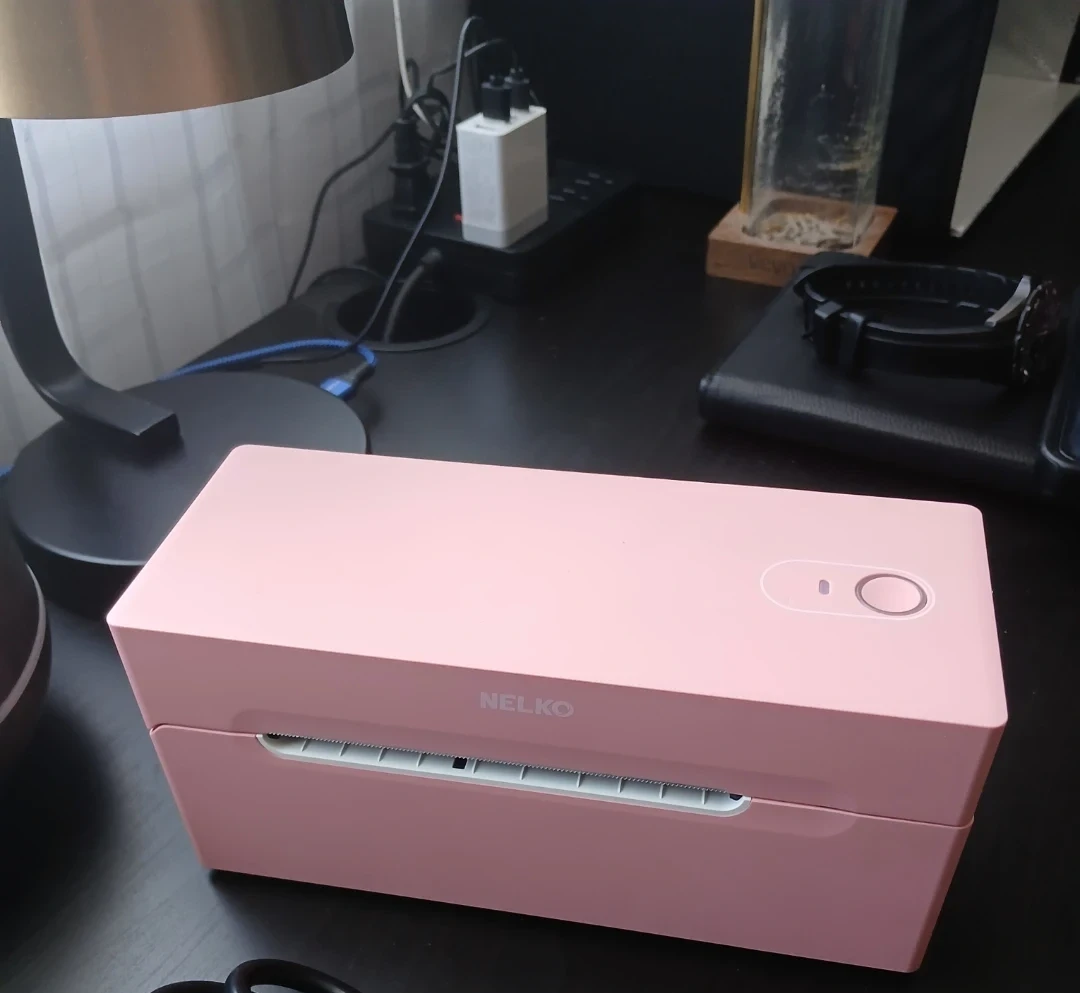 NELKO PL70e_BT Thermal Label Printer - Pink
