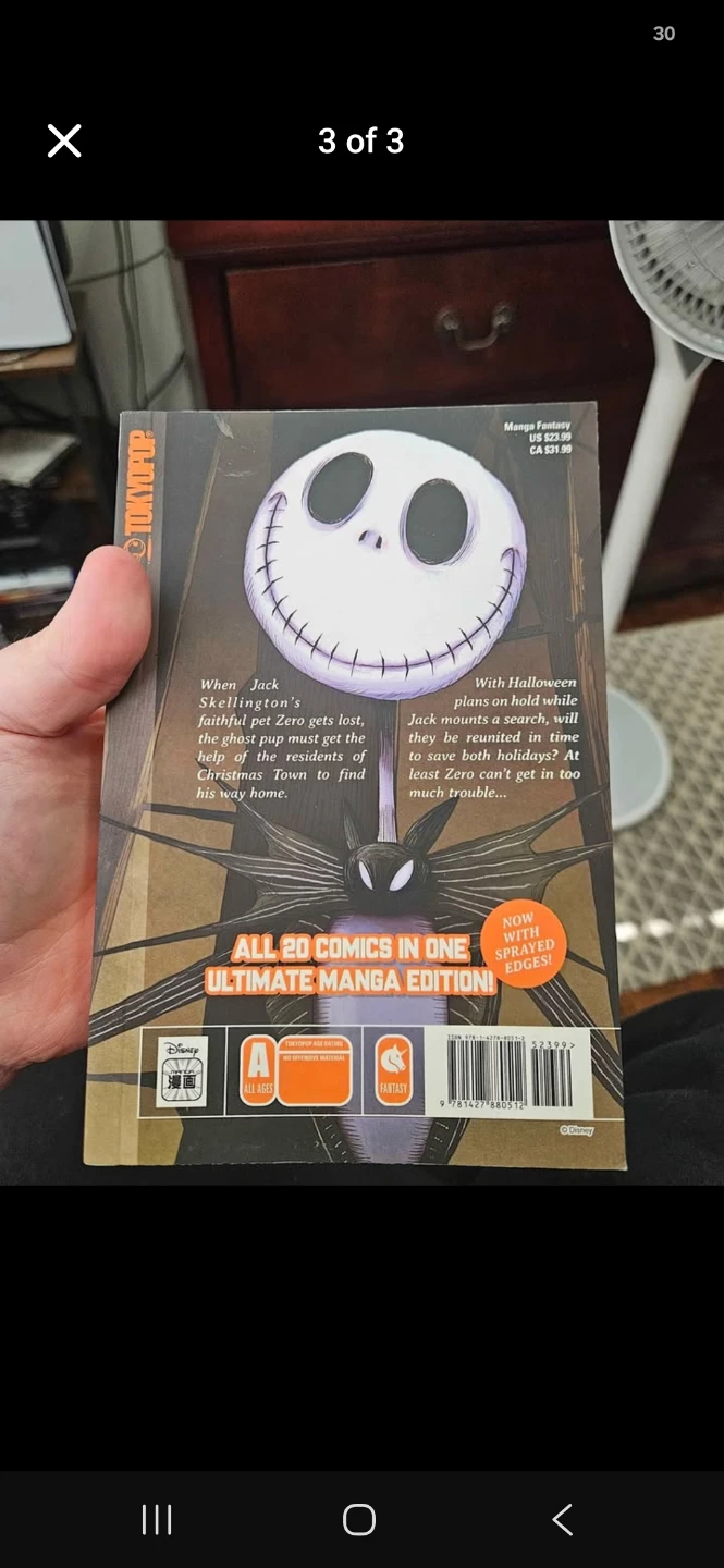 Tim Burton's The Nightmare Before Christmas Zero's Journey Manga - photo 3