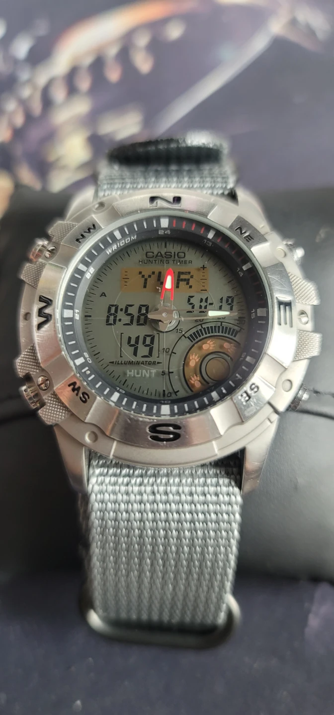 Casio Outgear Hunting Timer Digital-Analog Watch - photo 5