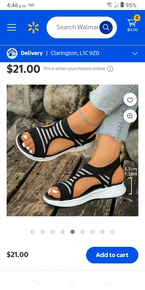 Black and white knit sandals - photo 2