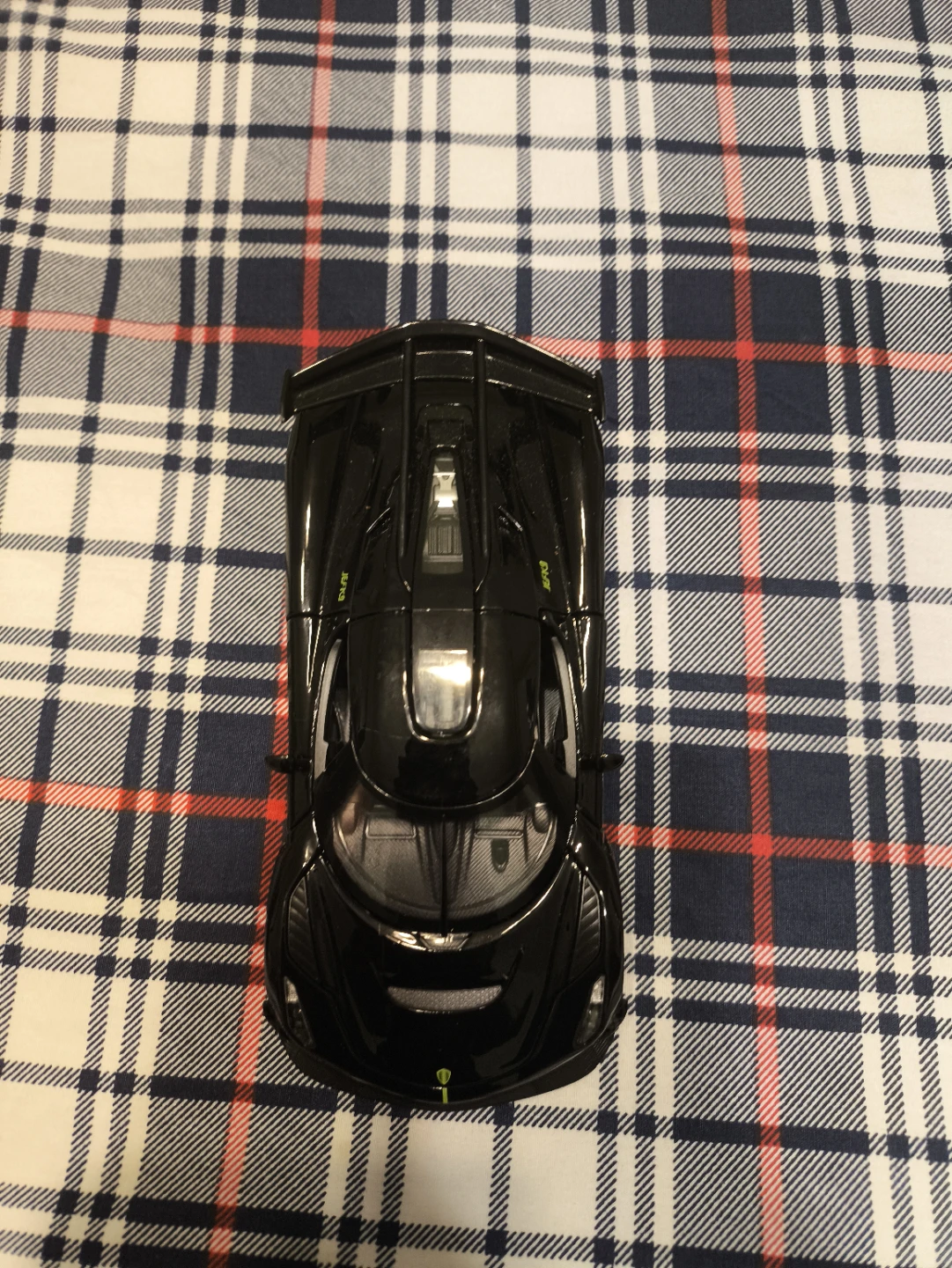 Black Koenigsegg Jesko Toy Car