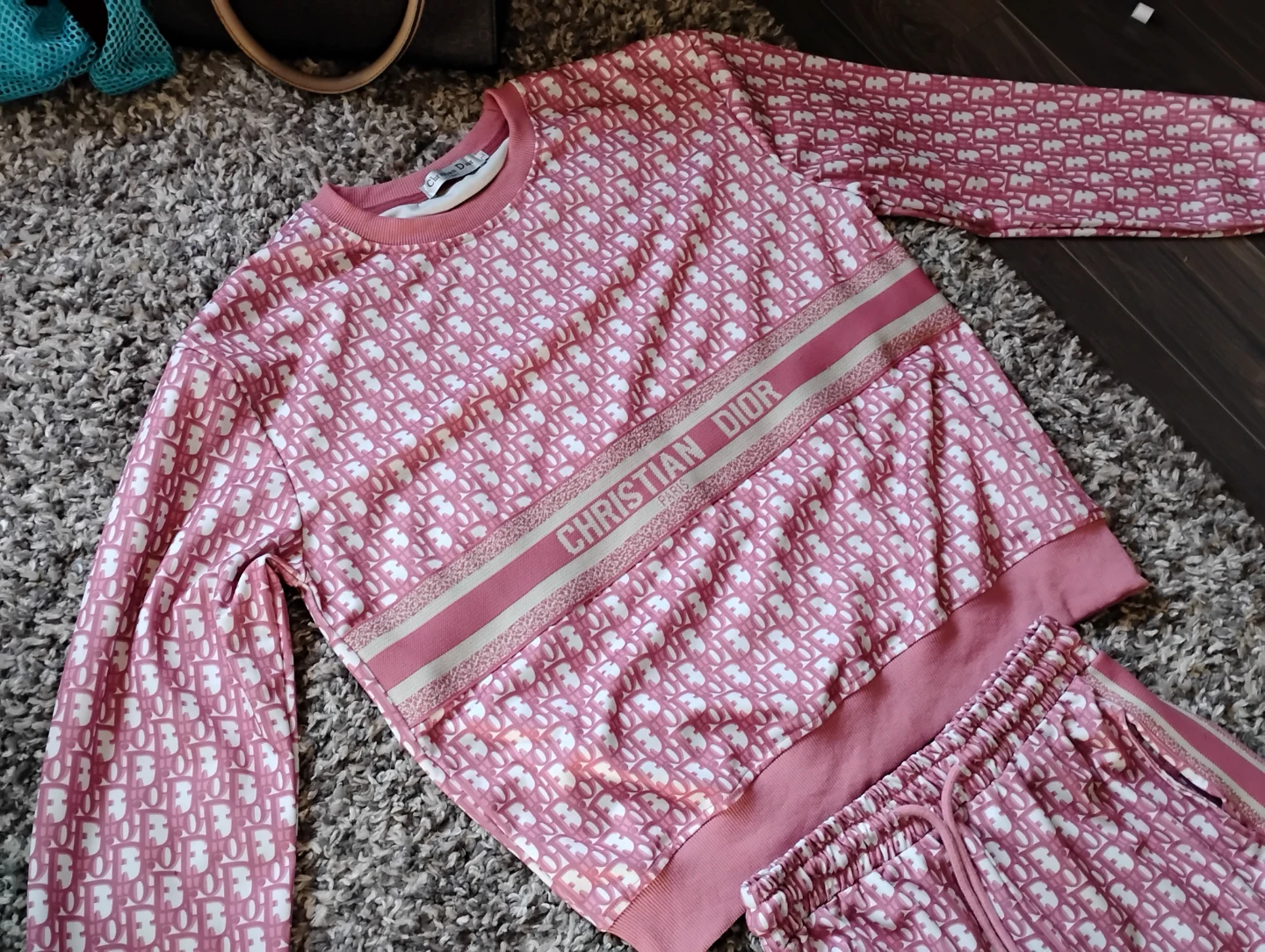 Christian Dior Pink Tracksuit Set - photo 2