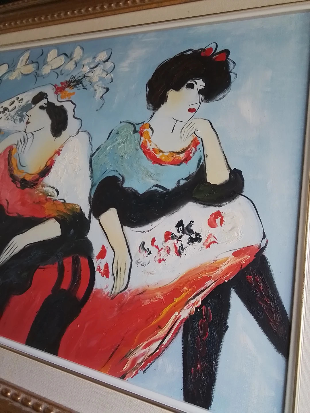 Vintage Impressionist Oil Painting "Shakers" - photo 4