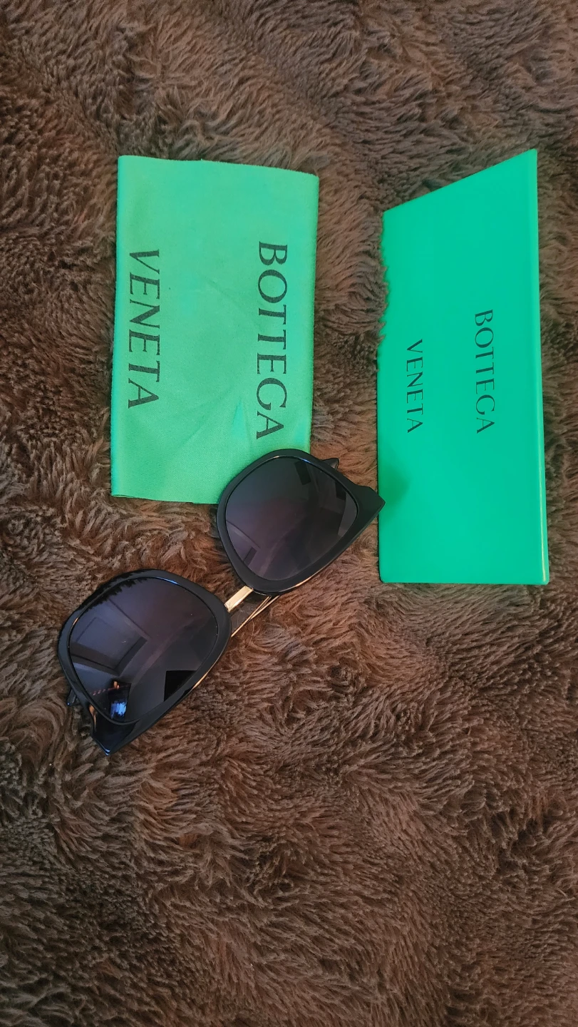 Bottega Veneta Black Sunglasses