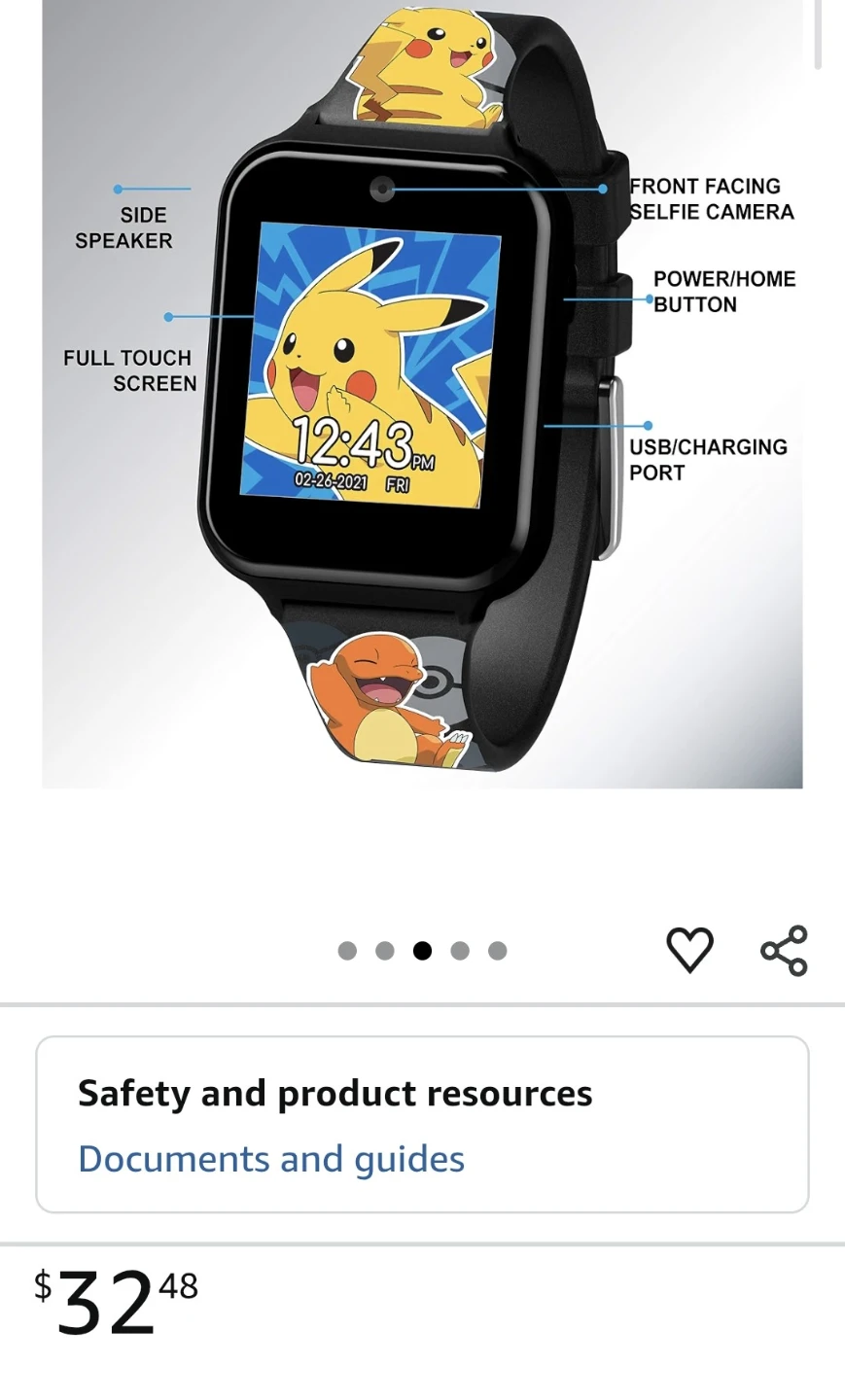 Like New Pokémon Kids Interactive Smartwatch - photo 3