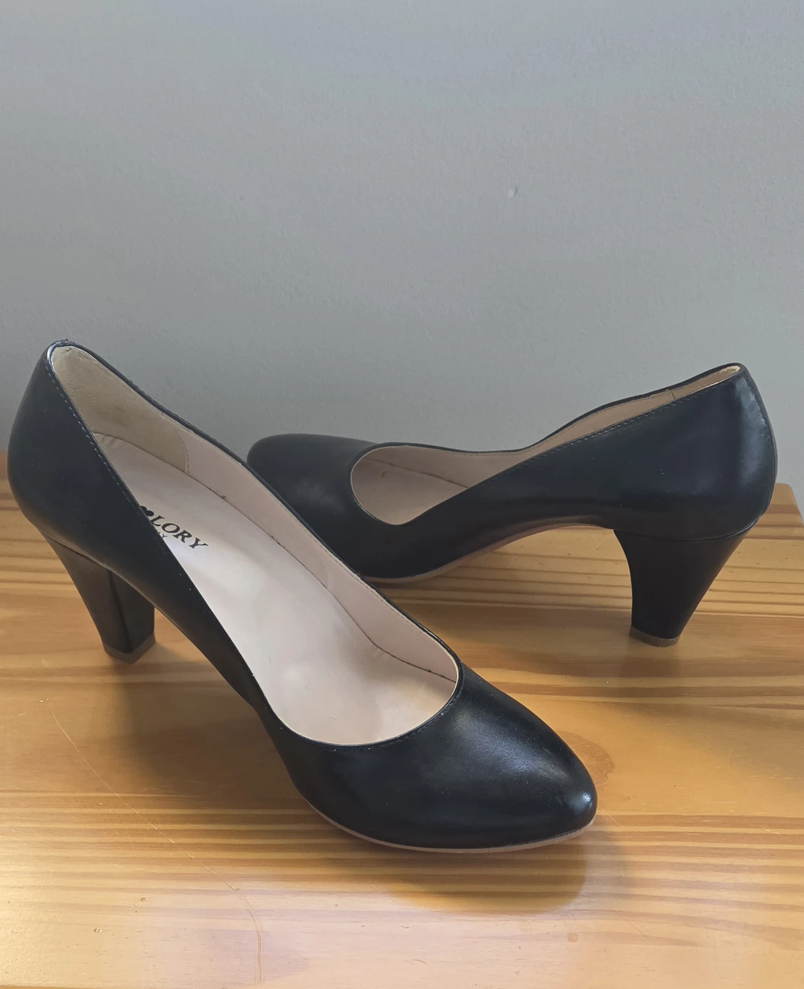 Italian Leather Shoes/ heels Size 9 | 40 - photo 2