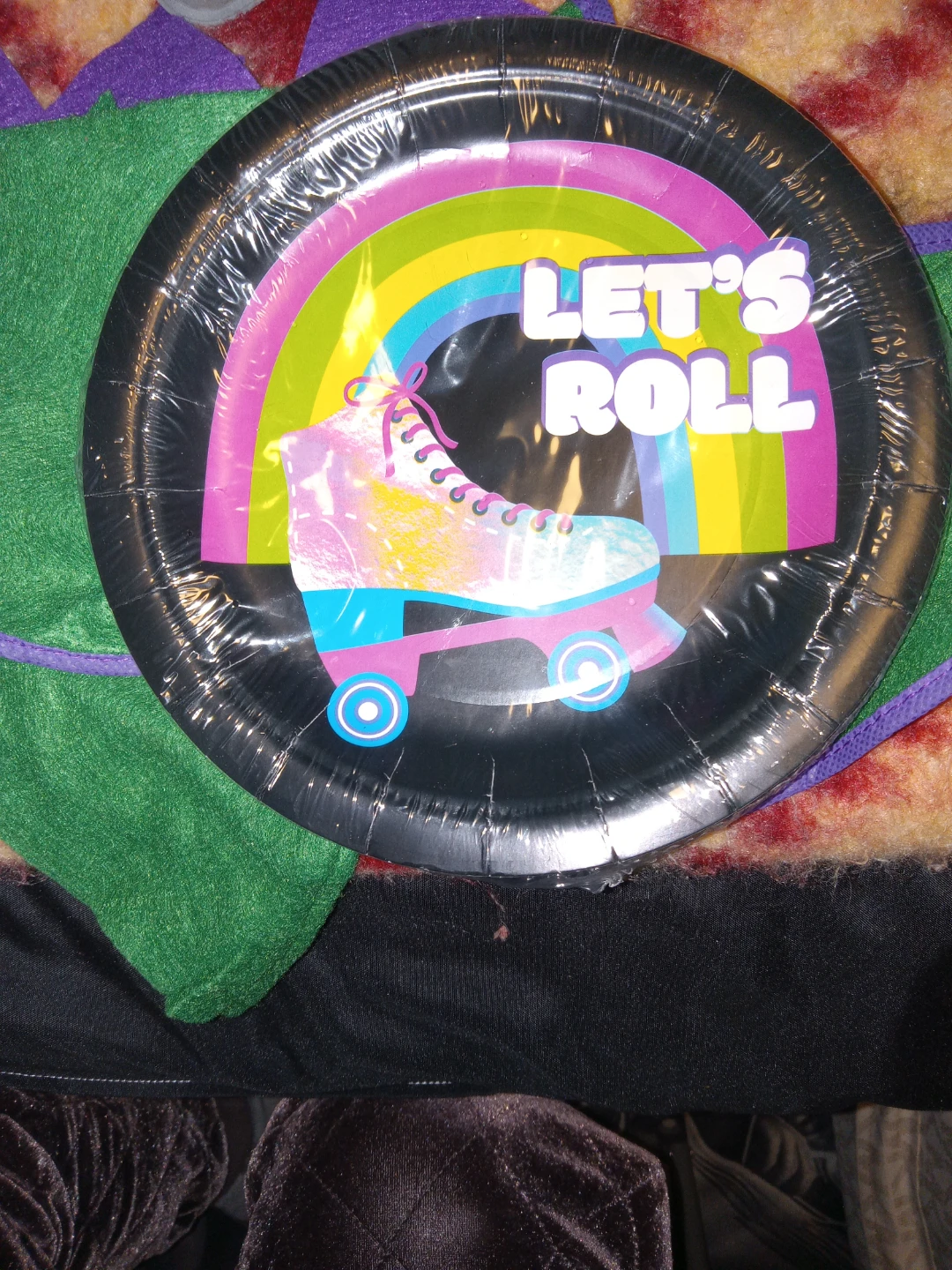 Party! Lunch Napkins and Let's Roll Paper Plates - photo 2