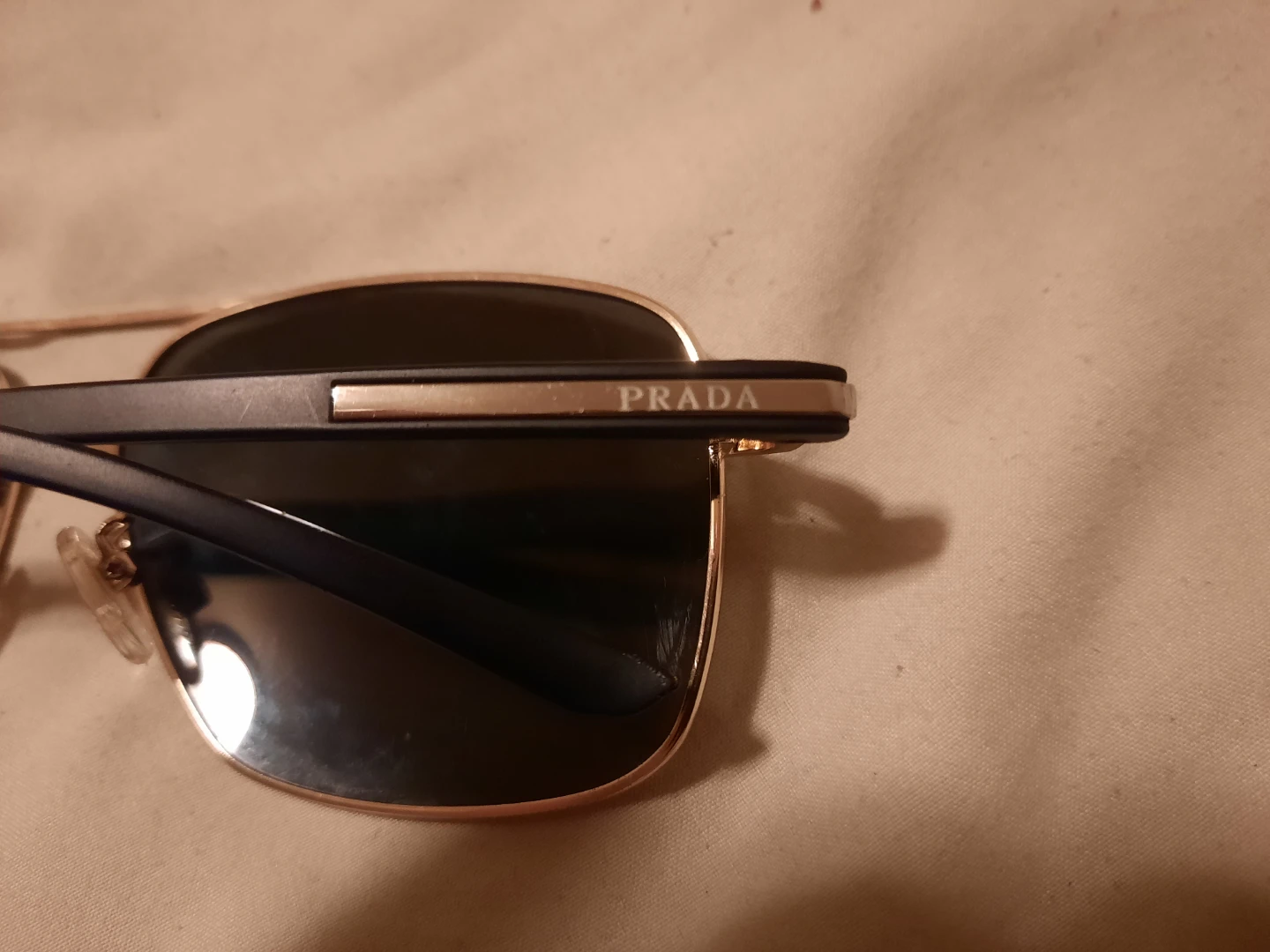 Prada Sunglasses 98001 Gold Frame - photo 5