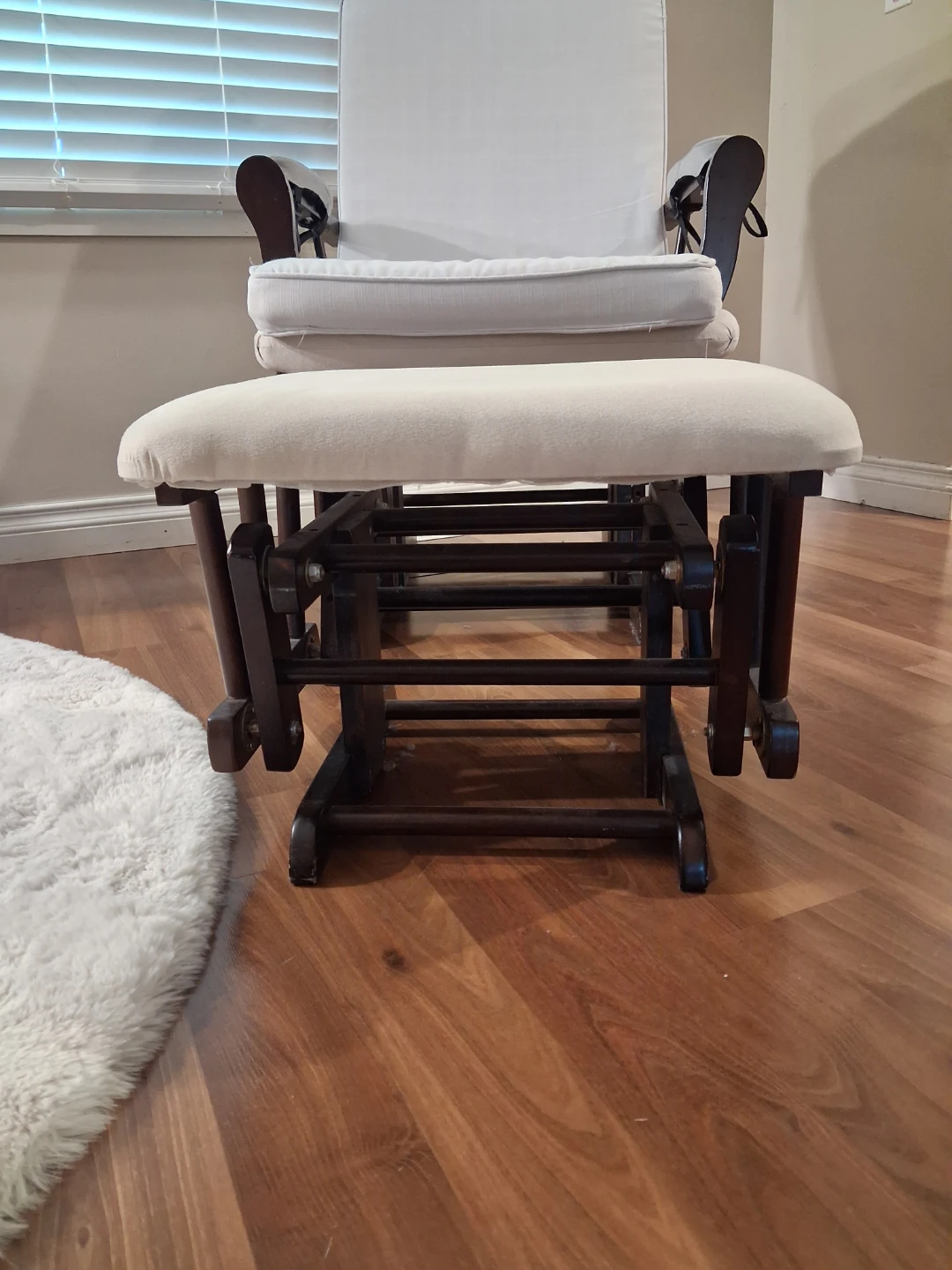 Glider Rocker Chair with Ottoman - photo 4
