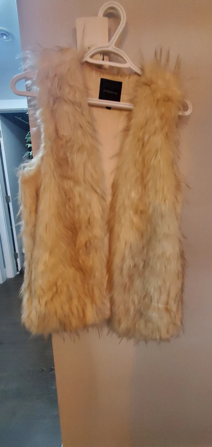 Dynamite Faux Fur Vest