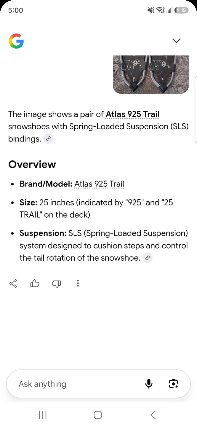 Atlas 925 Trail Snowshoes - photo 3