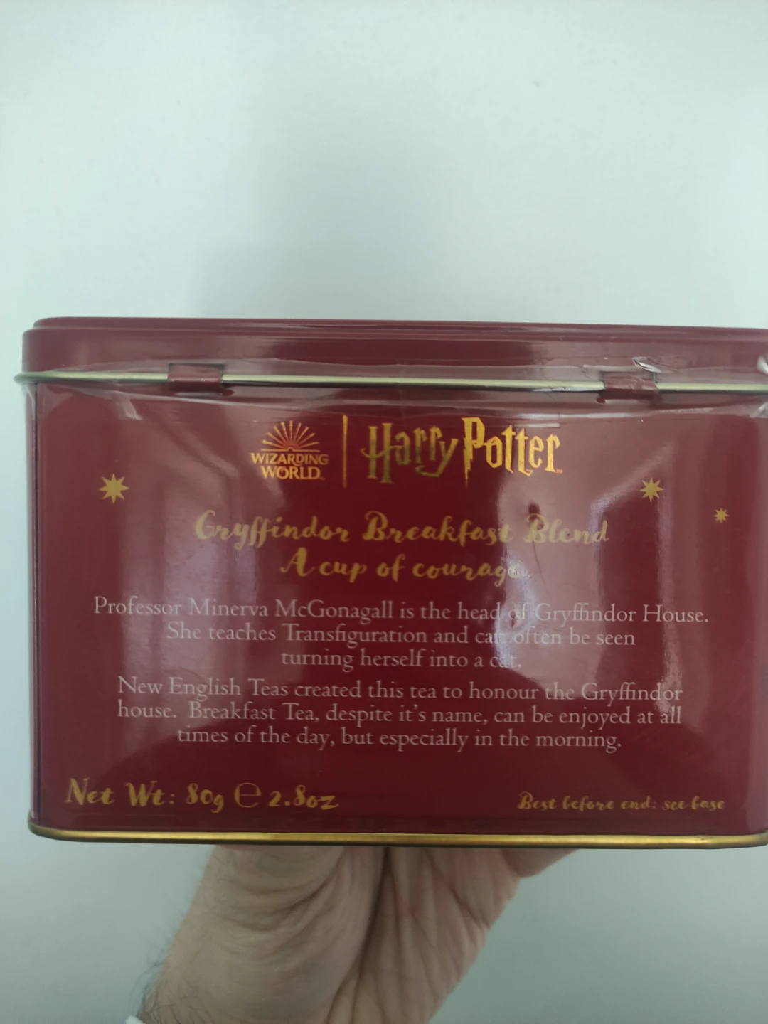 Harry Potter Gryffindor Breakfast Tea Tin (NEW & SEALED) 🏈 - photo 2