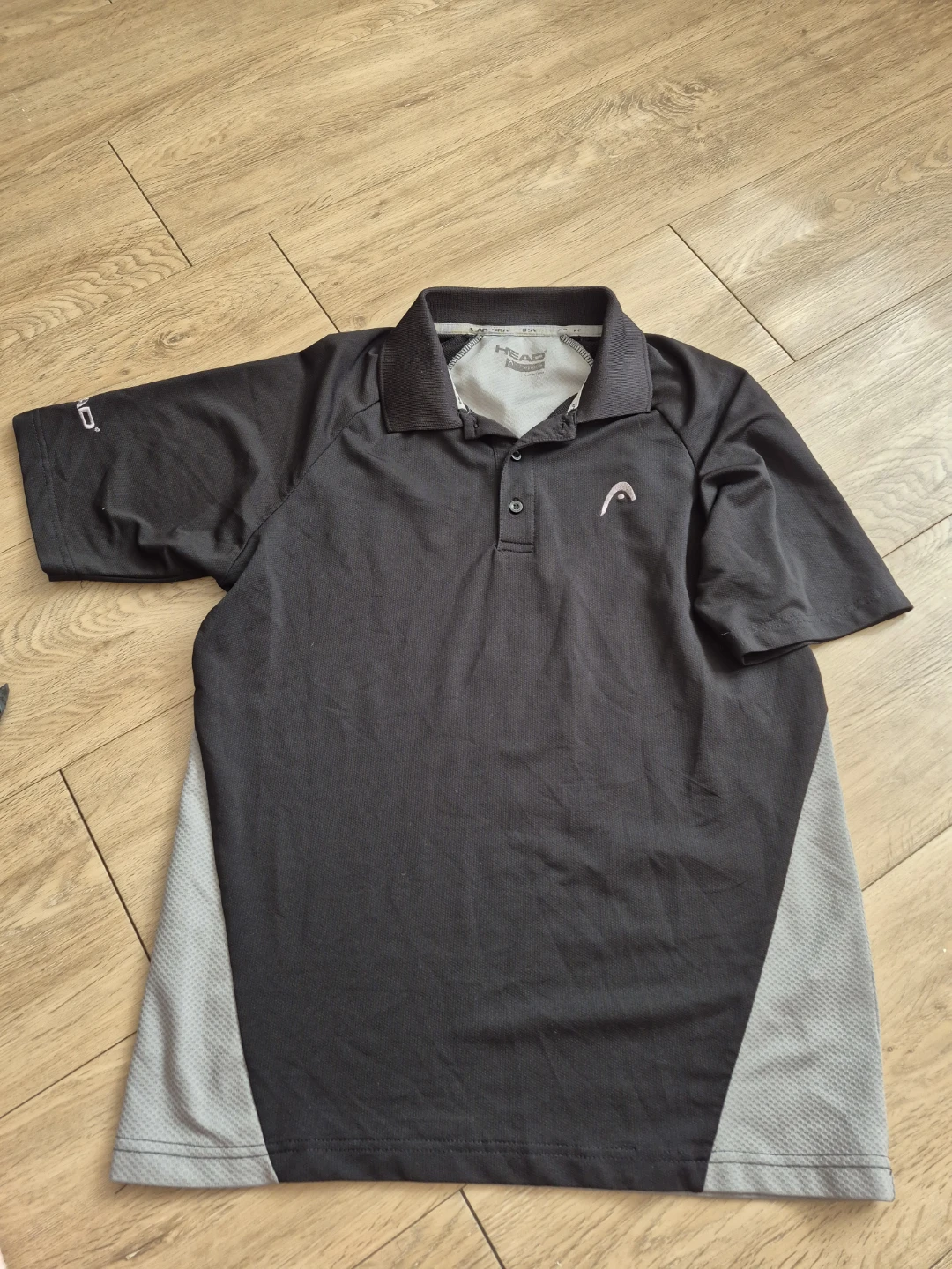 Size M Head Black Polo Shirt T-Shirt tshirt - photo 2